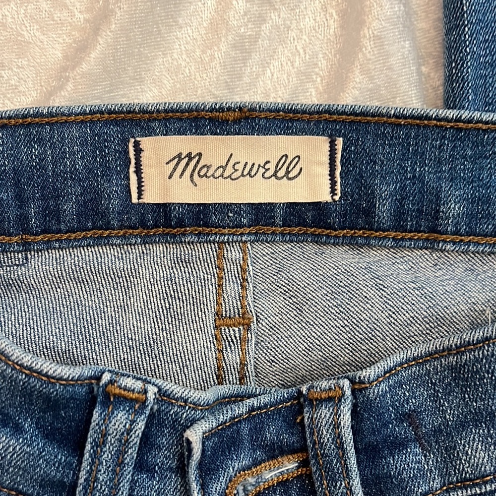Madewell Skinny Crop Jeans Sz 24 w/Raw Hem - Picture 2 of 7
